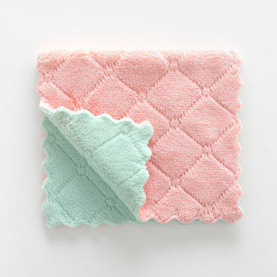 Double-Sided Microfiber Cleaning Rags – Heavy Duty Absorbent Kitchen Cloths