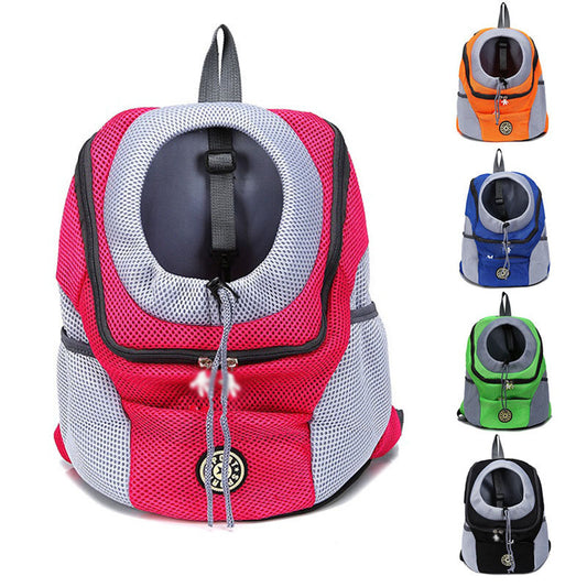 Pet Carrier Backpack – Breathable Chest Bag for Cats & Dogs