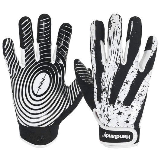 Youth Football Gloves - Non-Slip Sticky Receiver Gloves for Kids