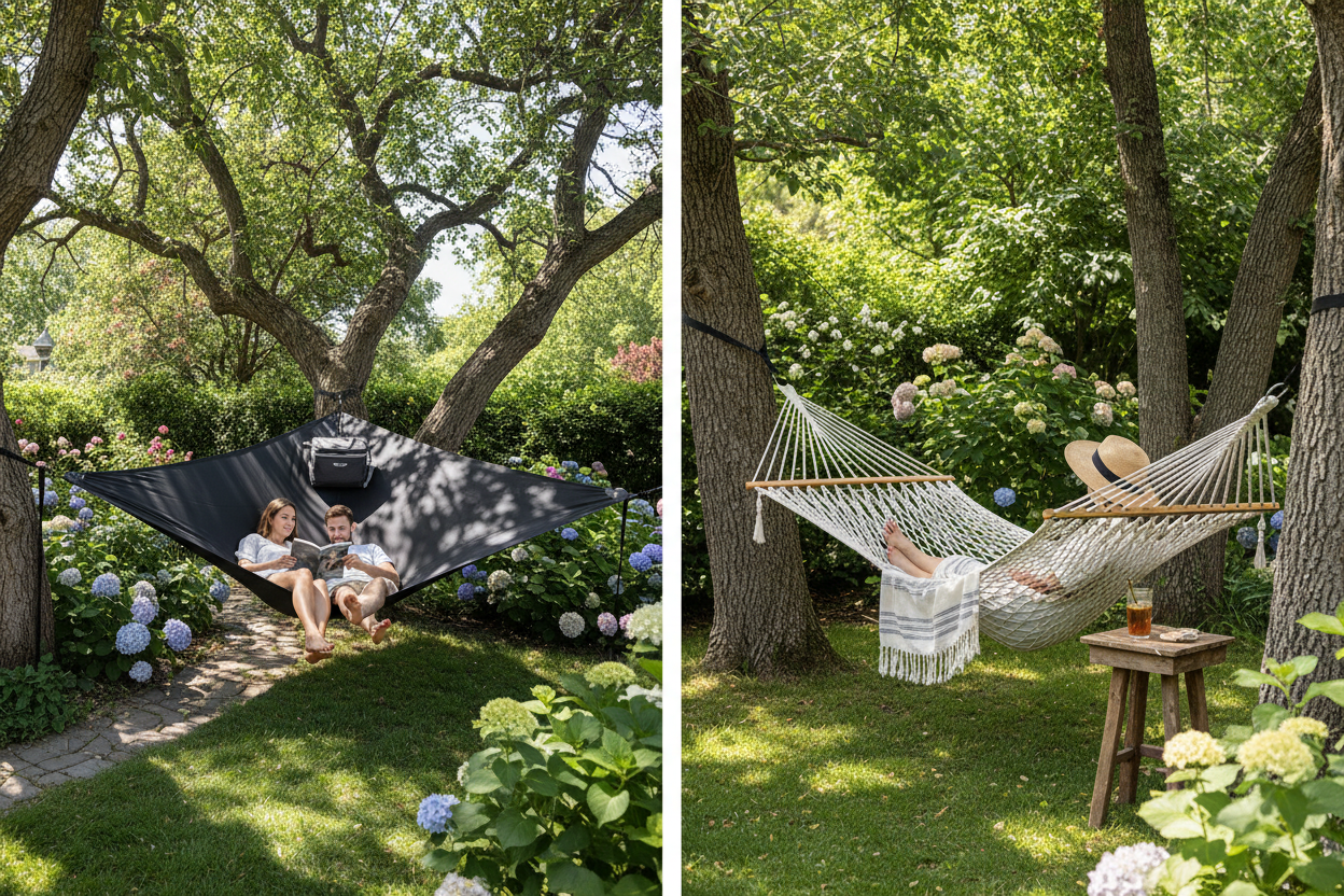Triangle hammock vs traditional hammock comparison guide for outdoor lifestyle