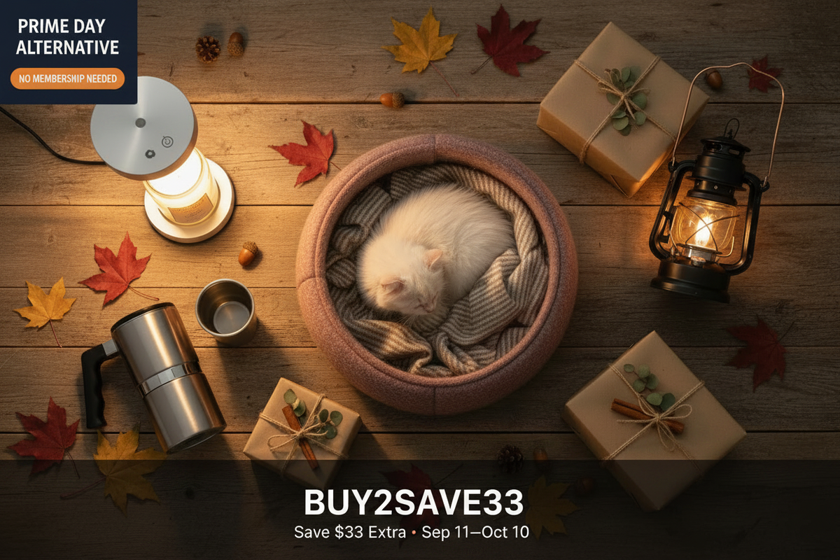 Fall Gift Guide 2026 - Premium Lifestyle Gifts Including Cat Nest Coffee Maker and Candle Lamp - BUY2SAVE33 at ifuli.com