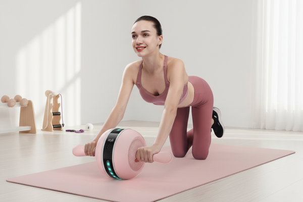 Home gym ab roller rollout