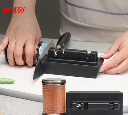 Adjustable Angle Knife Sharpener Set — Tungsten Steel, Diamond & Ceramic
