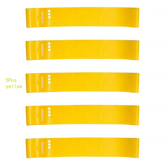 Resistance Bands Set – 5-Piece Yoga Tension Belts for Body Shaping & Strength Training