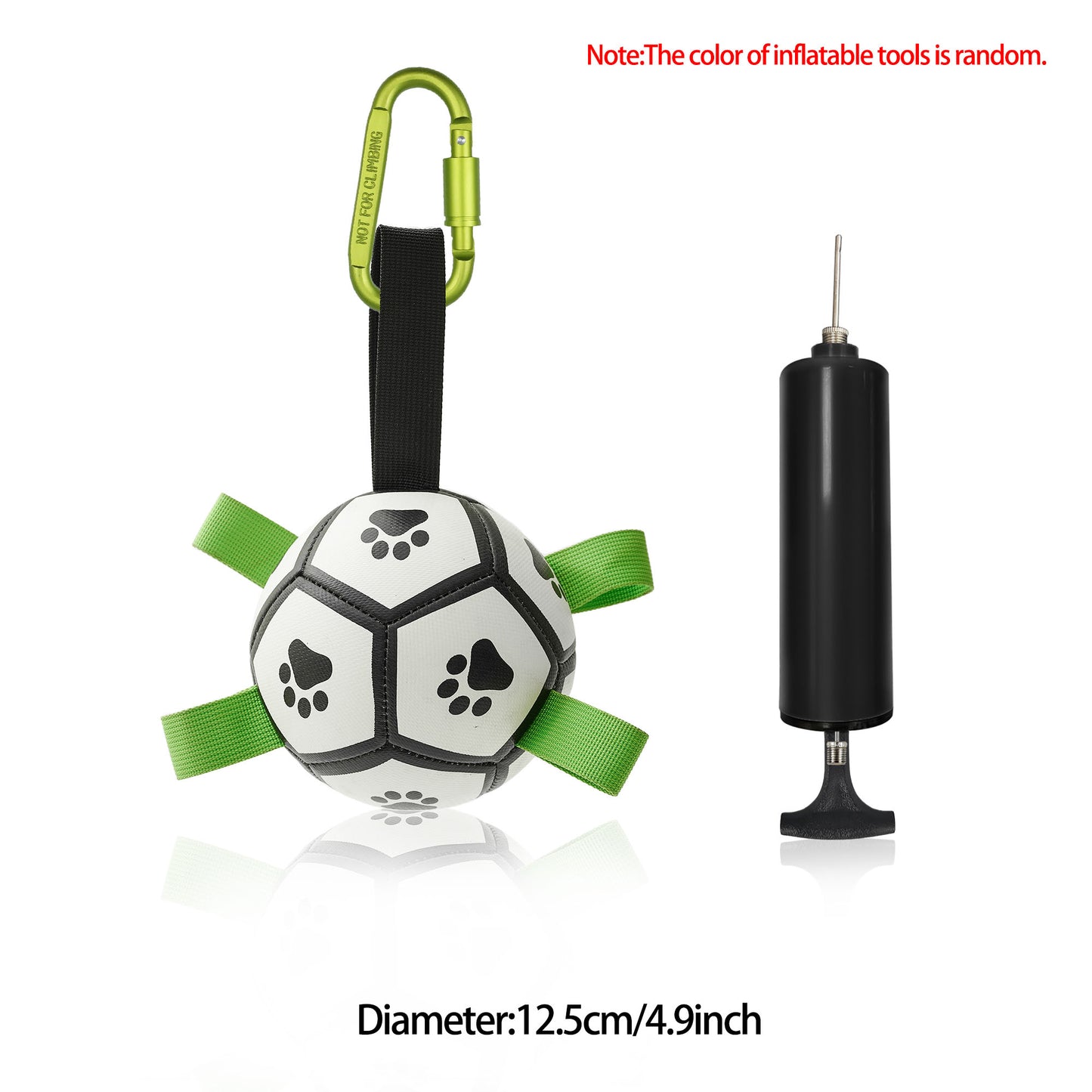 Interactive Dog Soccer Ball Toy – Inflatable Football for Dogs