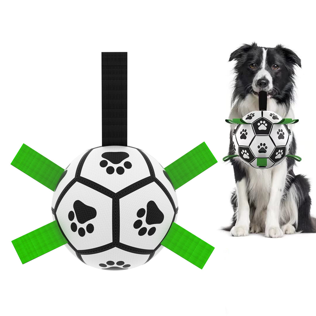 Interactive Dog Soccer Ball Toy – Inflatable Football for Dogs