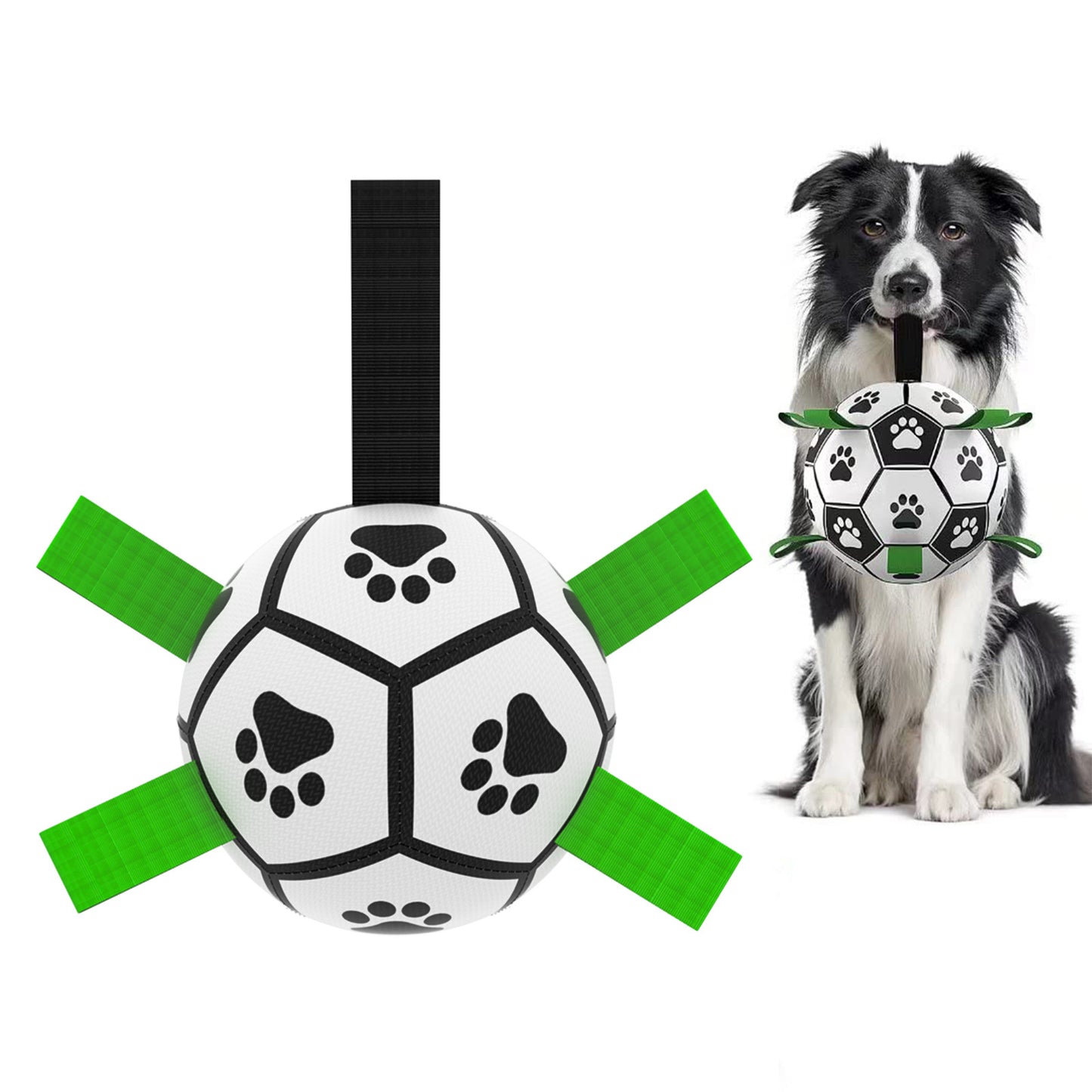 Interactive Dog Soccer Ball Toy – Inflatable Football for Dogs