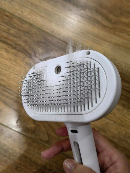 Pet Hair Spray Brush – 2-in-1 Grooming Brush with Water Sprayer