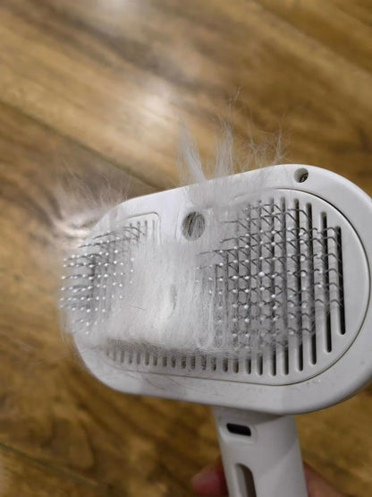Pet Hair Spray Brush – 2-in-1 Grooming Brush with Water Sprayer