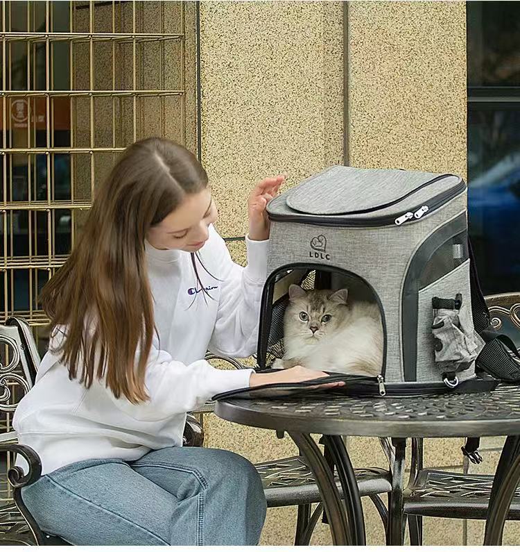 Pet Carrier Backpack for Cats & Dogs – Oxford Cloth, Portable Shoulder Bag up to 20kg
