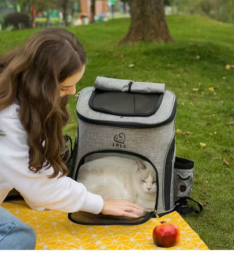 Pet Carrier Backpack for Cats & Dogs – Oxford Cloth, Portable Shoulder Bag up to 20kg