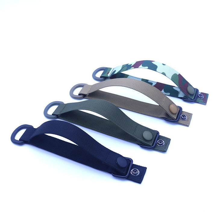Tactical MOLLE D-Ring Quick Release Strap – 4 Colors | 19cm Woven Buckle
