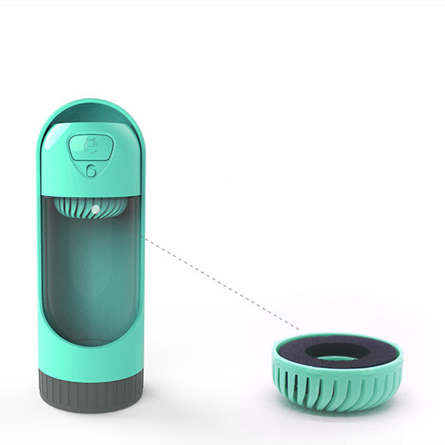 Portable Pet Water Bottle with Filter & Drinking Cup
