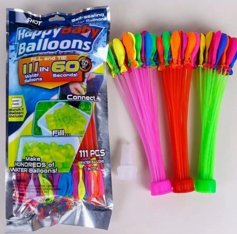 Waterballonne met Vinnige Vul – 111 Stukke Somerpretpak