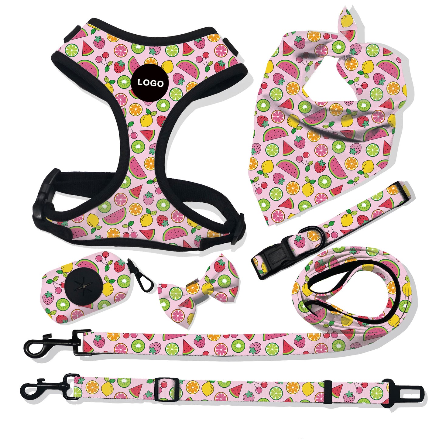 Breathable Dog Harness and Leash Set for Pets
