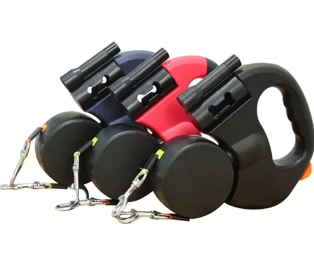 Auto Double Dog Leash Dual-head and for long-lasting use