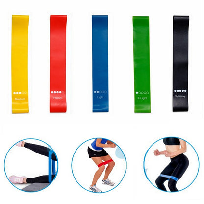 Resistance Bands Set – 5-Piece Yoga Tension Belts for Body Shaping & Strength Training