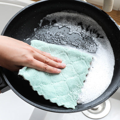 Dubbelzydige sterk absorberende lap