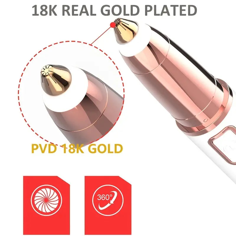 Rechargeable Painless Eyebrow Trimmer & Facial Hair Remover