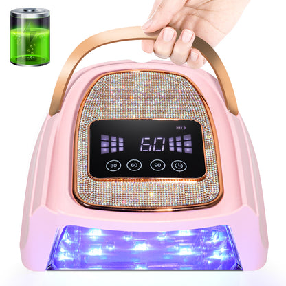 Cordless UV LED Nail Lamp – Rechargeable Gel Dryer |  Gift for Mom