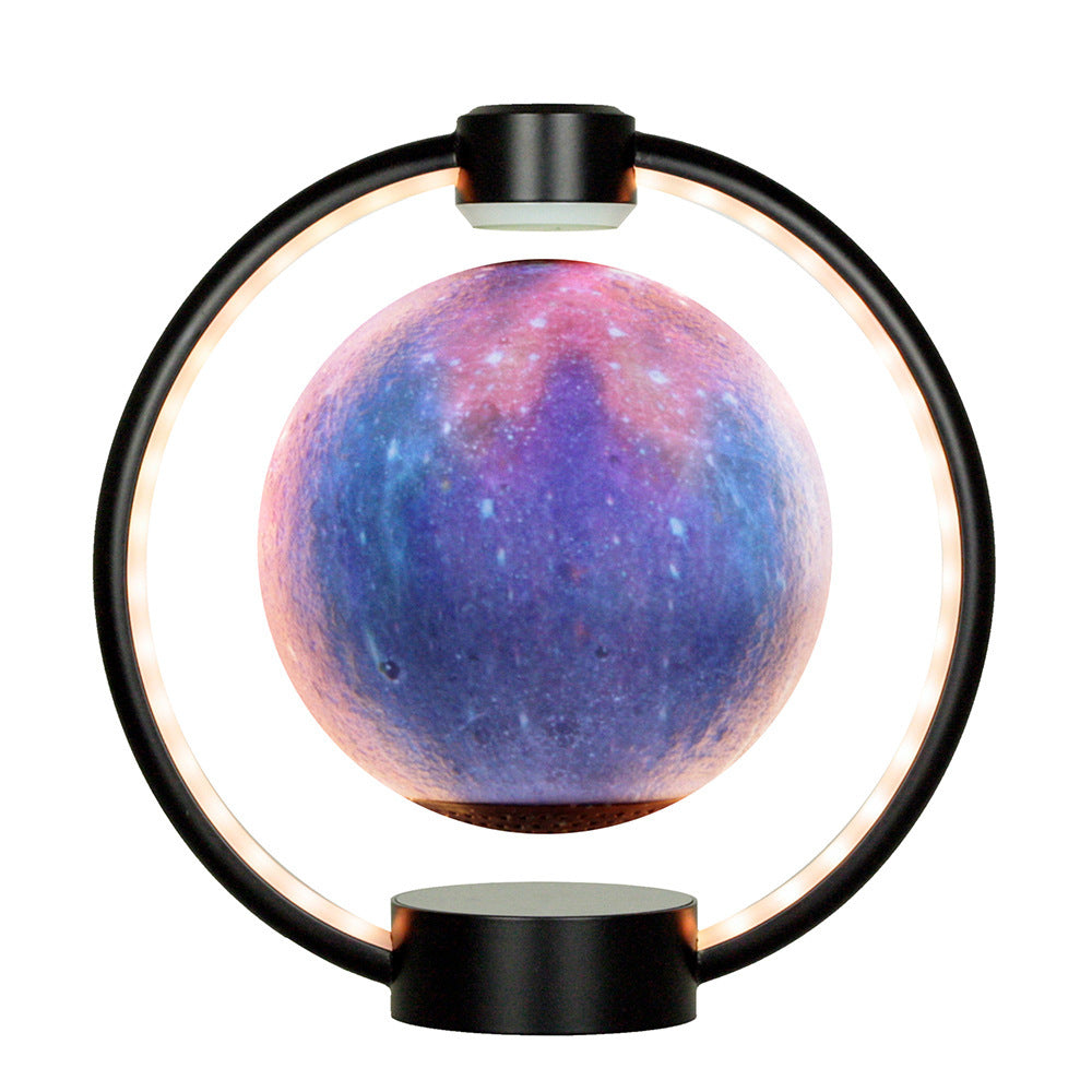 Maglev Levitating Moon Lamp with Bluetooth Speaker & LED Light
