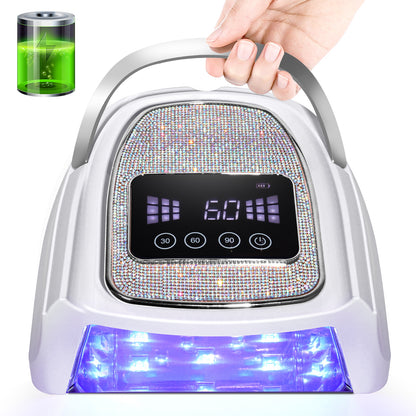 Cordless UV LED Nail Lamp – Rechargeable Gel Dryer |  Gift for Mom