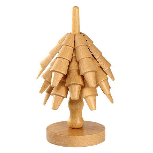 Wooden Heat Proof Cup Mat - Beech Kitchen Coaster Set