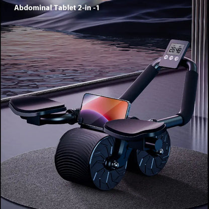Automatic Rebound Ab Wheel Roller – Core Trainer for Home Gym