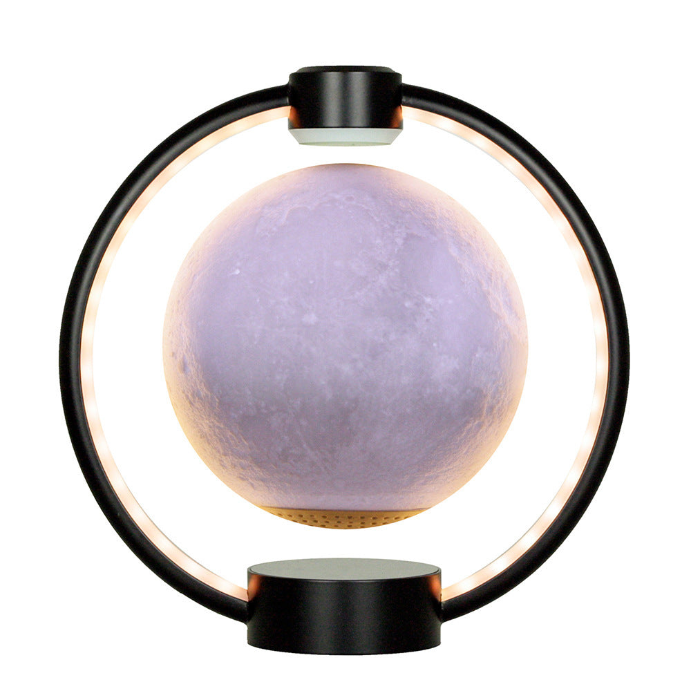 Maglev Levitating Moon Lamp with Bluetooth Speaker & LED Light