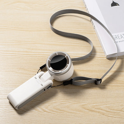 Portable Folding Mini Fan – Rechargeable, 5-Speed Brushless Motor, Desktop & Outdoor