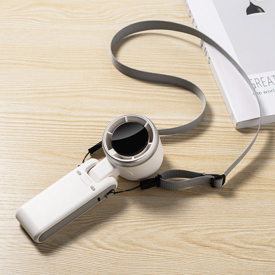 Portable Folding Mini Fan – Rechargeable, 5-Speed Brushless Motor, Desktop & Outdoor