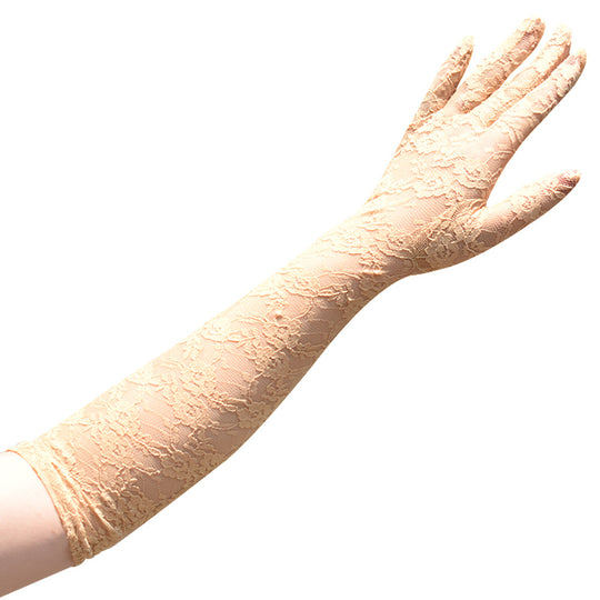 Summer Lace Gloves – UV Protection, Long Full Finger for Driving & Cycling
