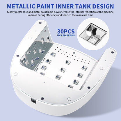 Cordless UV LED Nail Lamp – Rechargeable Gel Dryer |  Gift for Mom