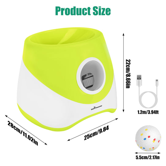 Automatic Dog Ball Launcher - Rechargeable Interactive Fetch Toy