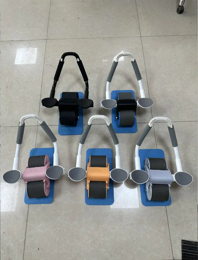 Automatic Rebound Ab Wheel Roller – Core Trainer for Home Gym