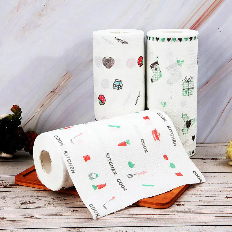 Disposable Non-Woven Cleaning Rag kitchen cleaning