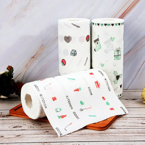 Disposable Non-Woven Cleaning Rag kitchen cleaning