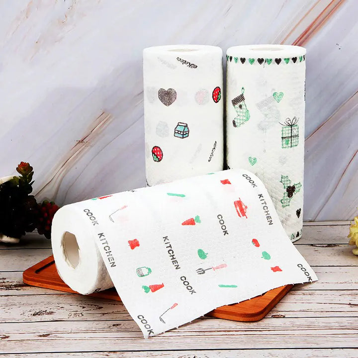 Disposable Non-Woven Cleaning Rag kitchen cleaning