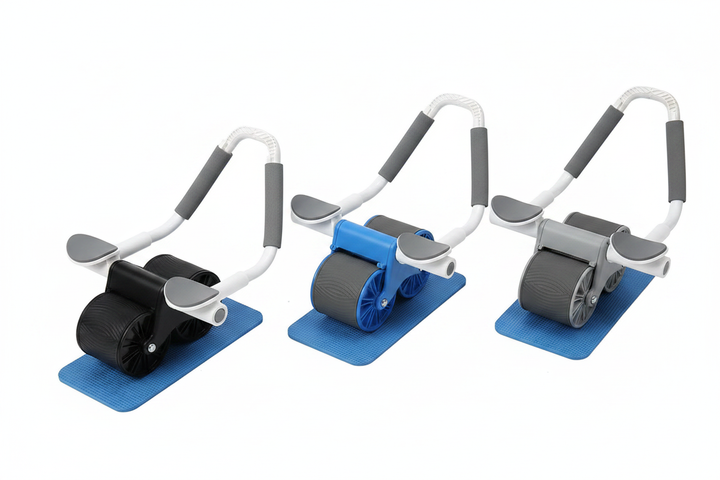 Ab Wheel - Black Blue Gray - Diagonal