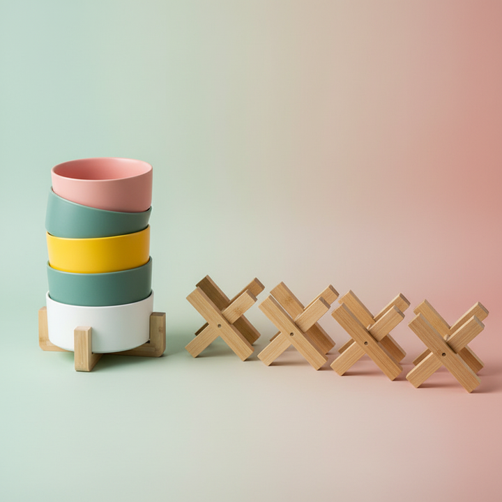 All 5 Colors Stacked