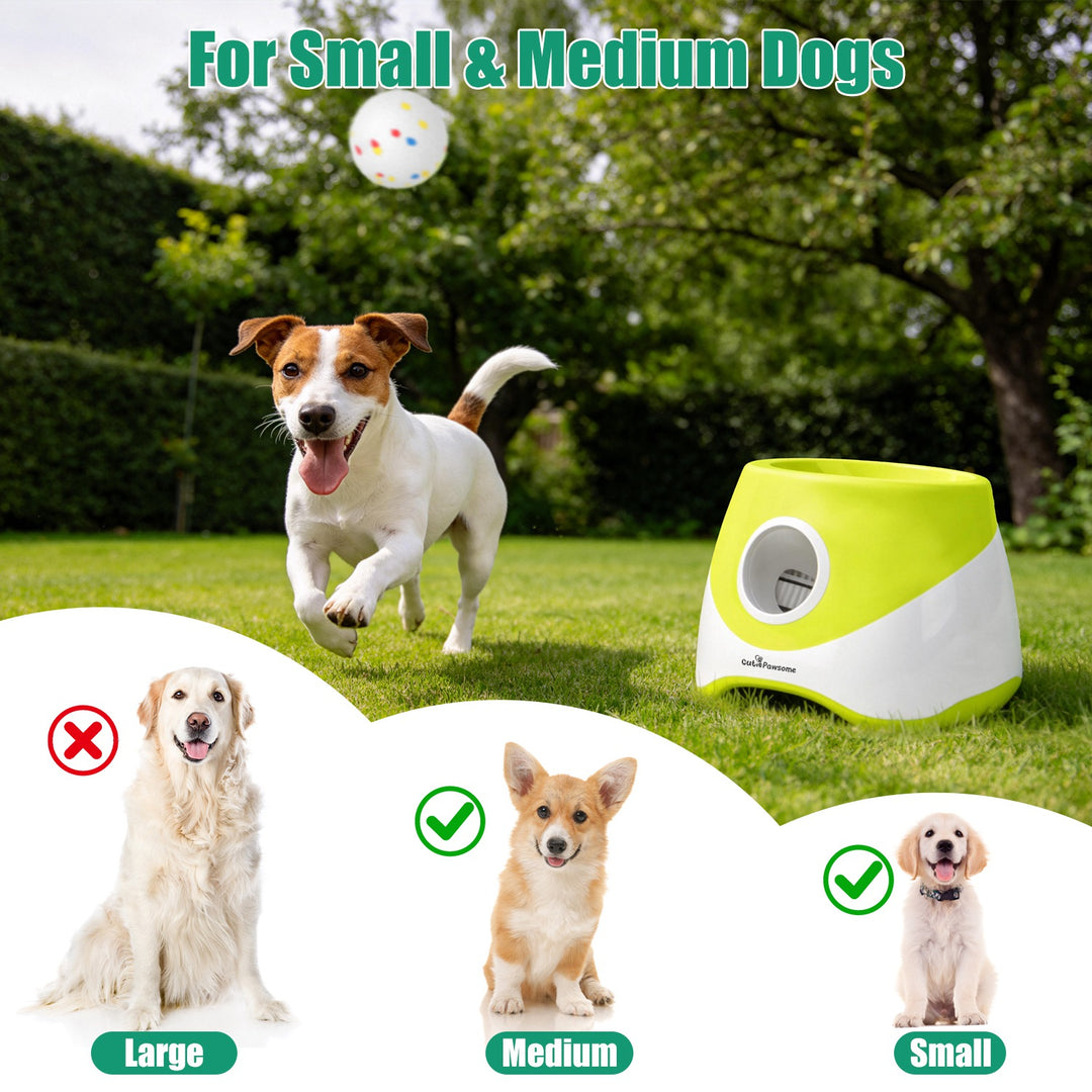 Automatic Dog Ball Launcher - Rechargeable Interactive Fetch Toy