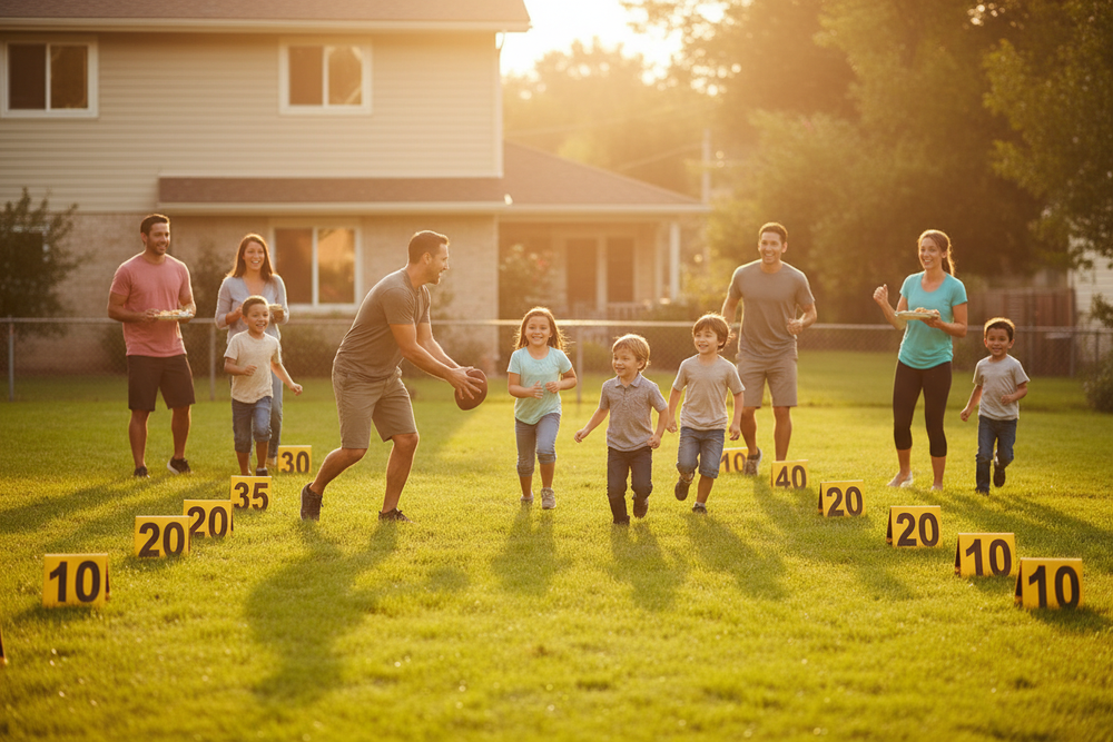 Backyard recreational game