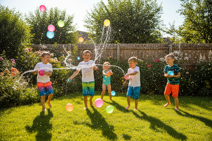 Backyard Water Fight