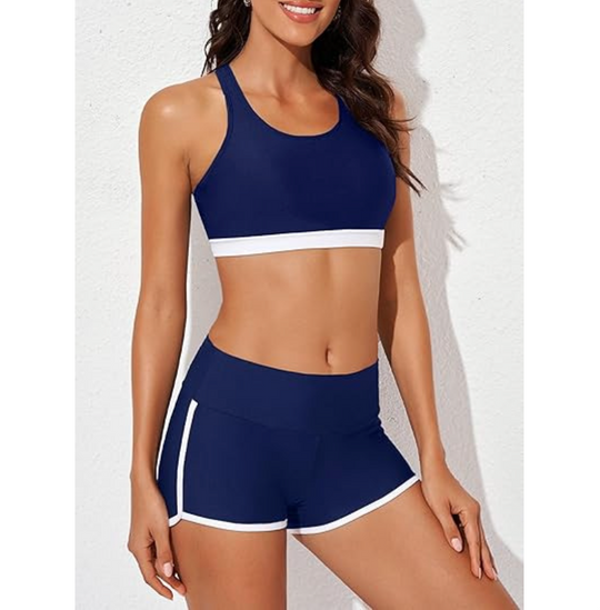 Split Bikini Swimsuit | Two-Piece Beachwear in 17 Colors XS–2XL