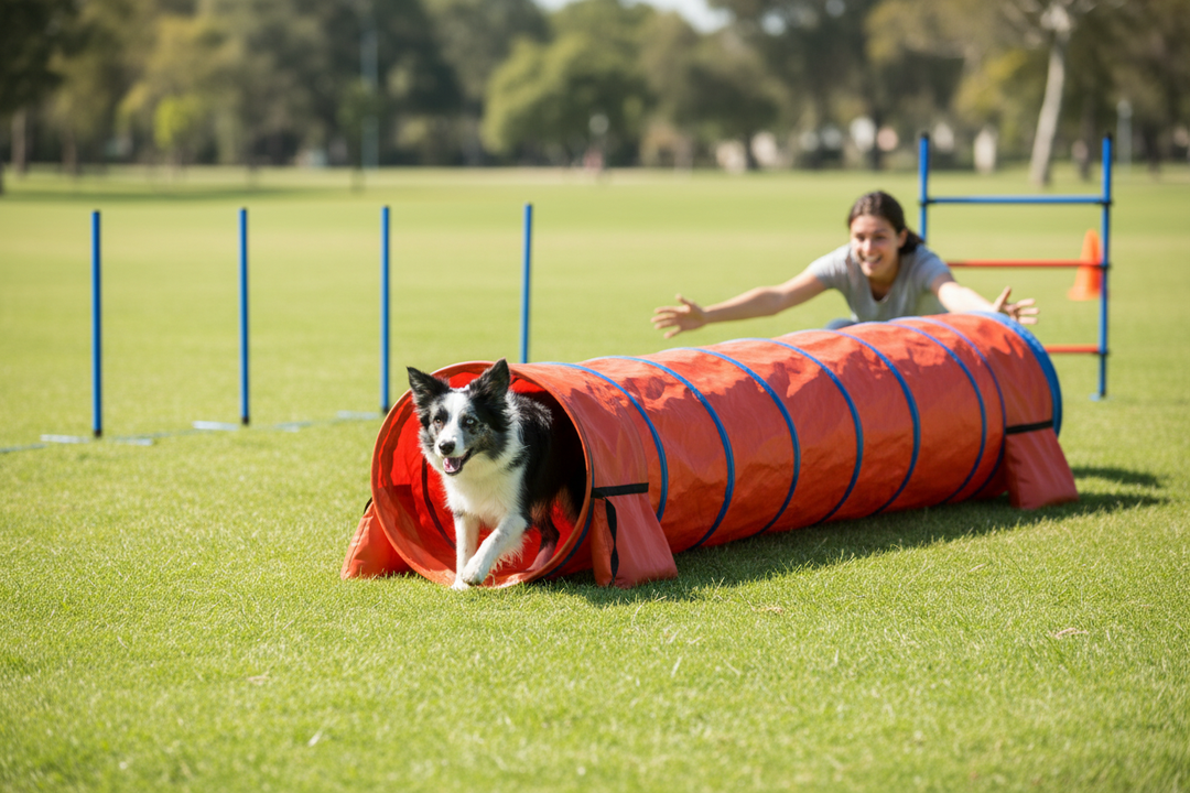 Border Collie Tunnel