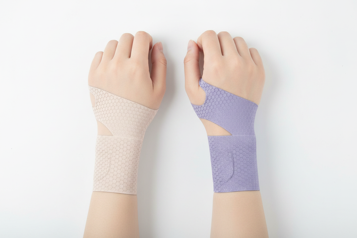Both sleeves flat lay - white background