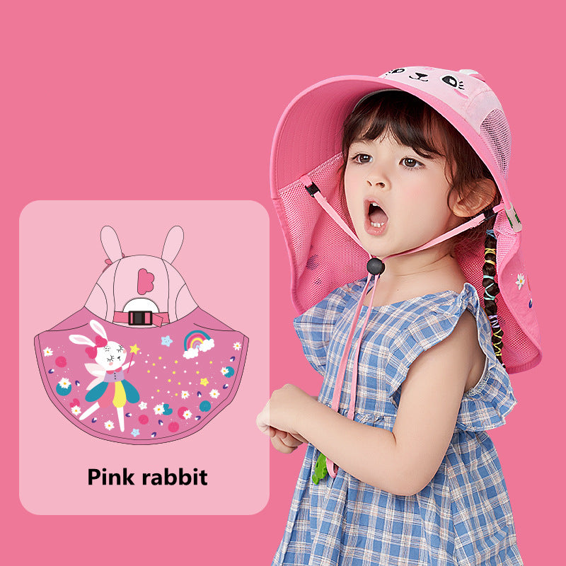 Kids UV Protection Sun Hat – Fun Outdoor Bucket Hat (Ages 7–12)