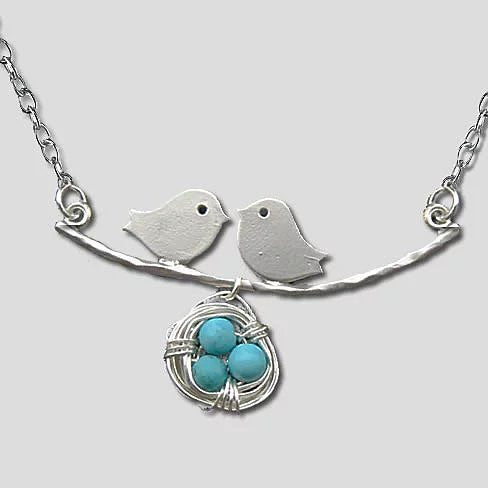 Love Birds Necklace | Romantic | Mother's Day Gift