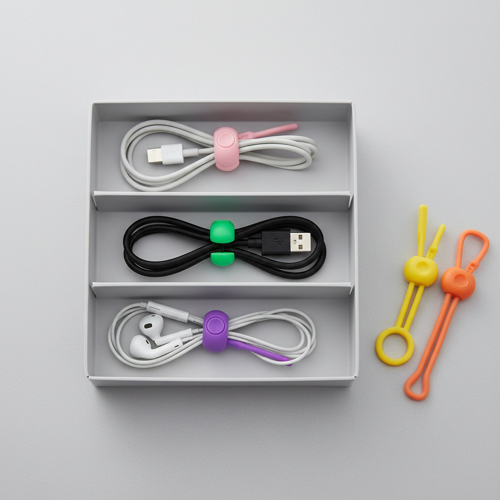 Color sealing cord drawer organizer