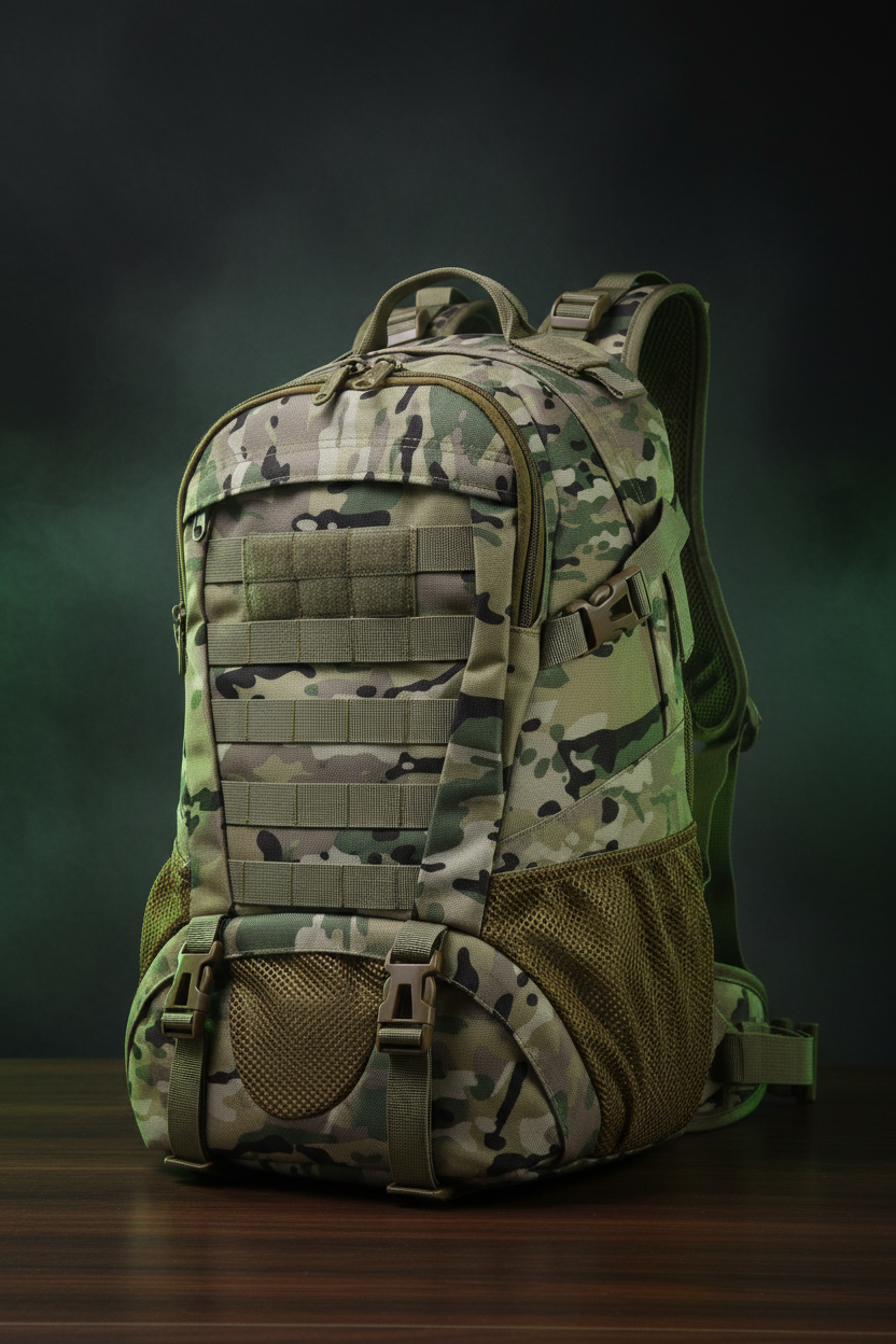 CP camo backpack moody dark